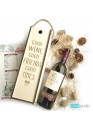 Коробка- пенал под бутылку вина/шампанского с гравировкой Хорошее вино 2021